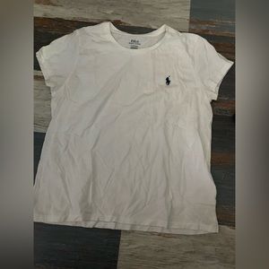 plain white polo by Ralph size L